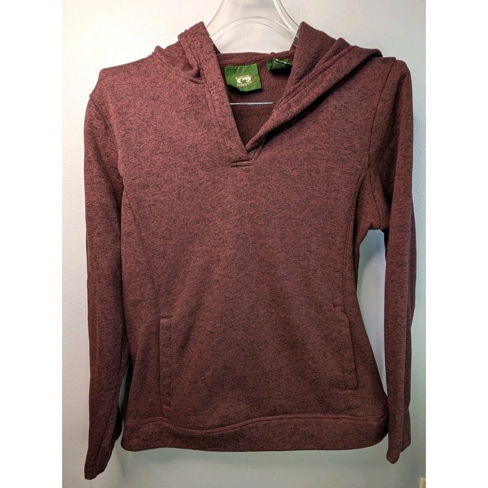 Stillwater Supply Co Hoodie Women's S Burgundy Pullover Fleece Casual Comfy Cozy